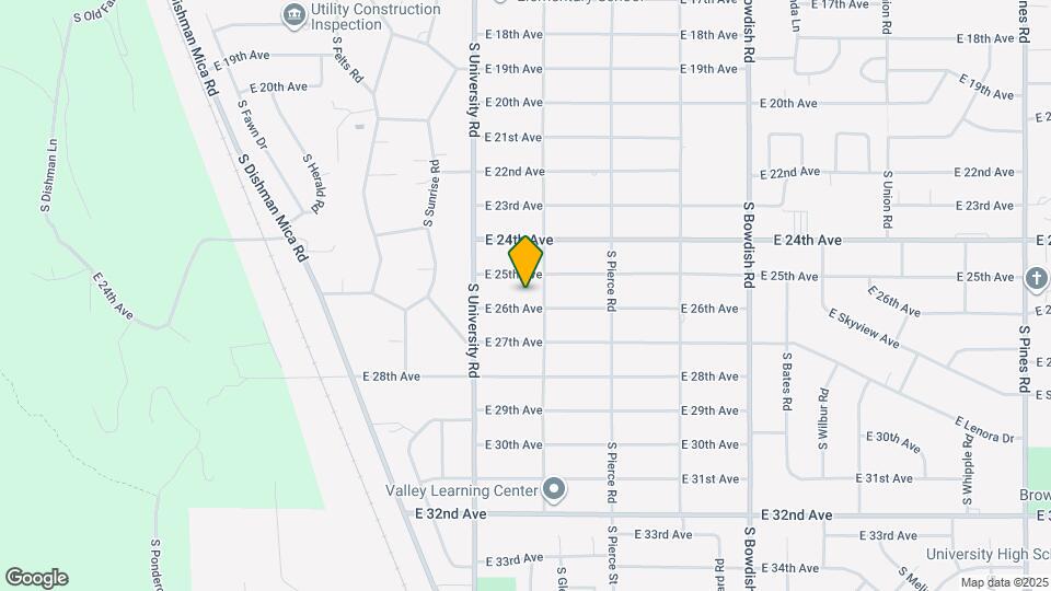 10811 E 26th Ave Map and Location Details