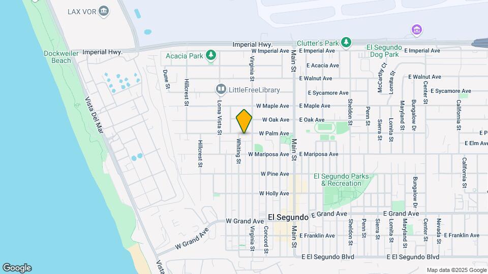 418 W Palm Ave Map and Location Details