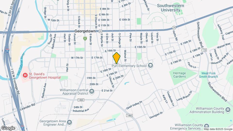 507 E 18th St Map and Location Details