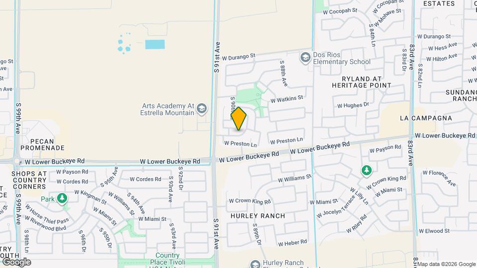 9006 W Toronto Way Map and Location Details