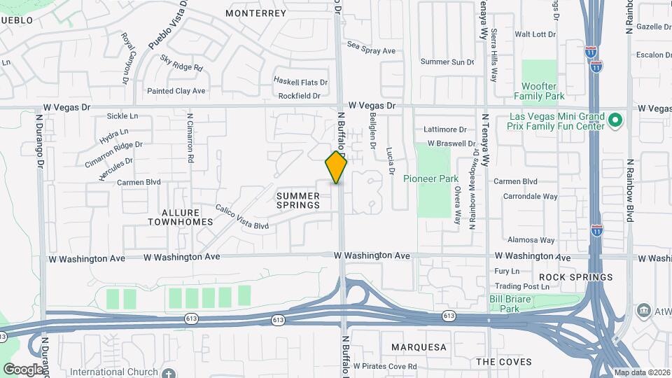 1205 N Buffalo Dr Map and Location Details