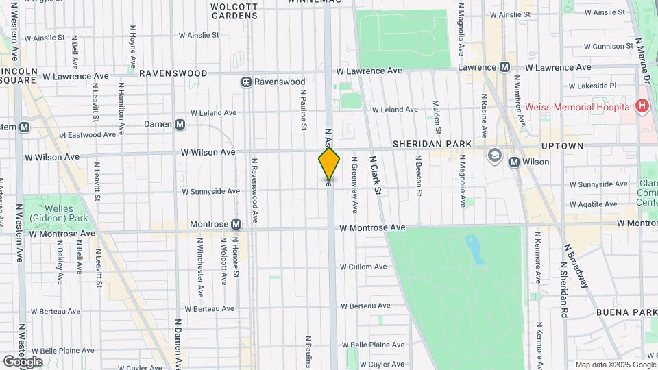 4500 N Ashland Ave Map and Location Details