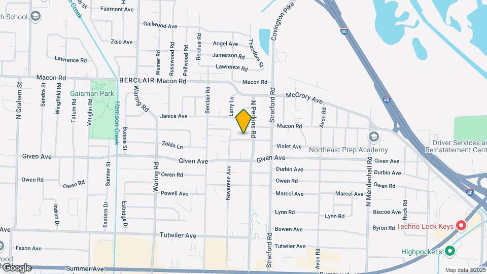 4572 Violet Ave Map and Location Details