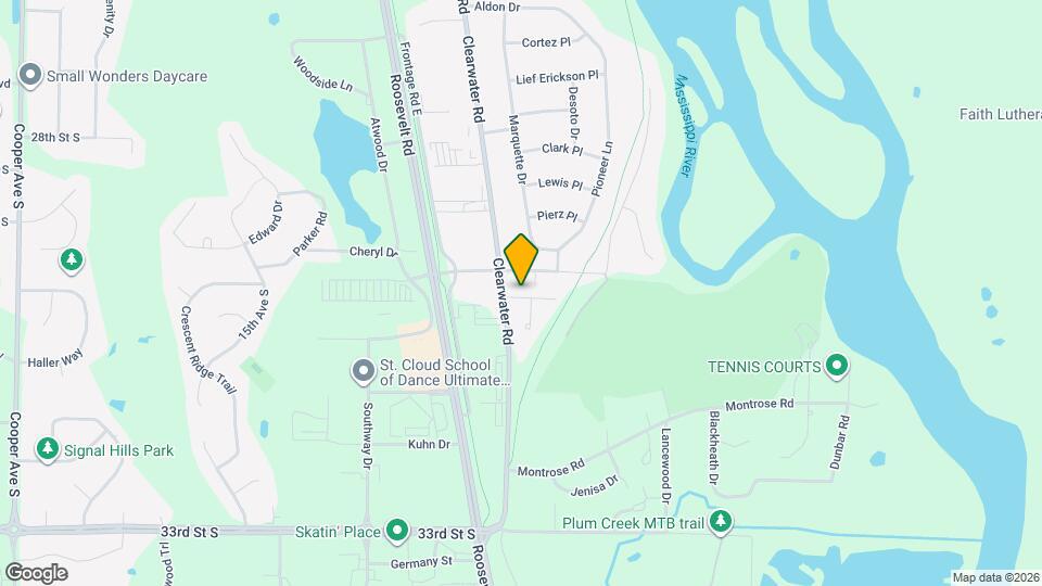 829 Golf View Ln, Unit Unit # 1 Map and Location Details