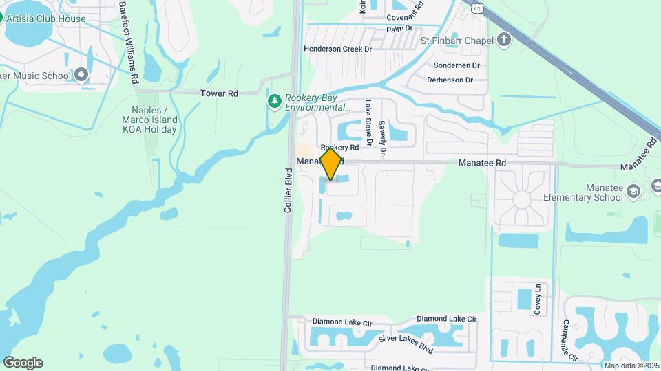 1008 Manatee Rd Map and Location Details