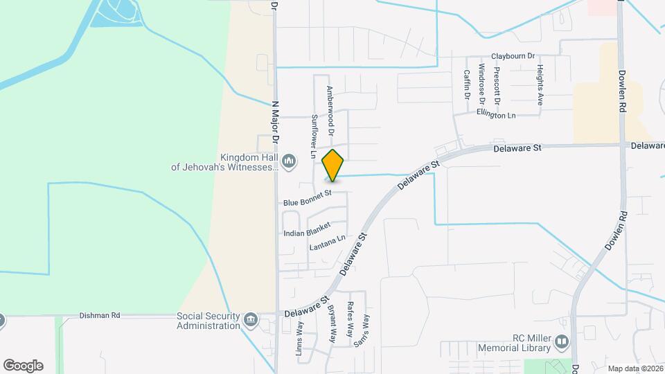 7830 Blue Bonnet St Map and Location Details