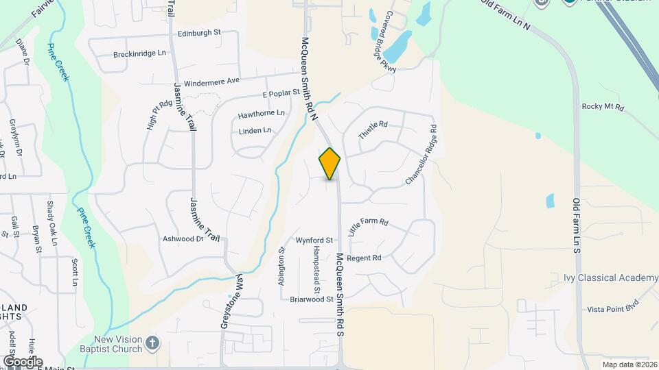 708 Briarcliff Pl Map and Location Details