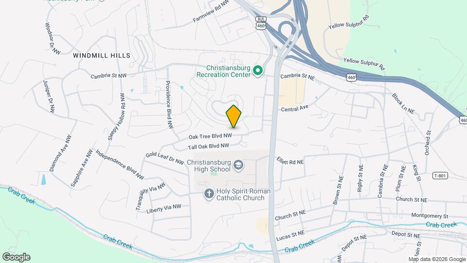 415 Oak Tree Blvd NW Map and Location Details