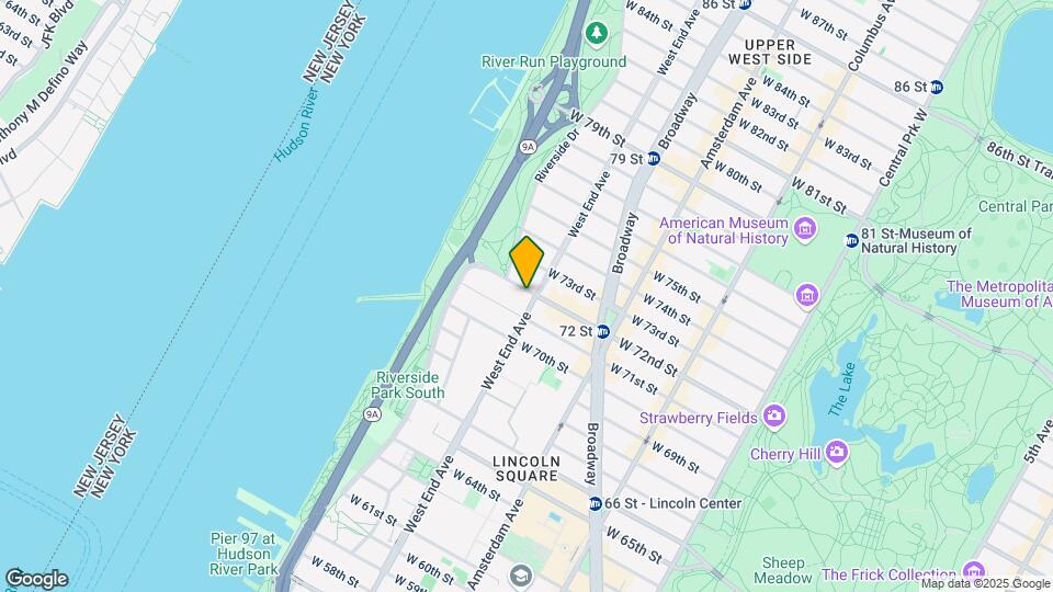 300 W 72nd St Map and Location Details