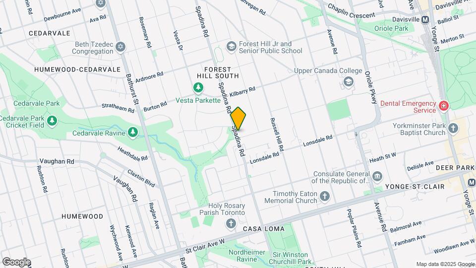 467-469 Spadina Rd Map and Location Details