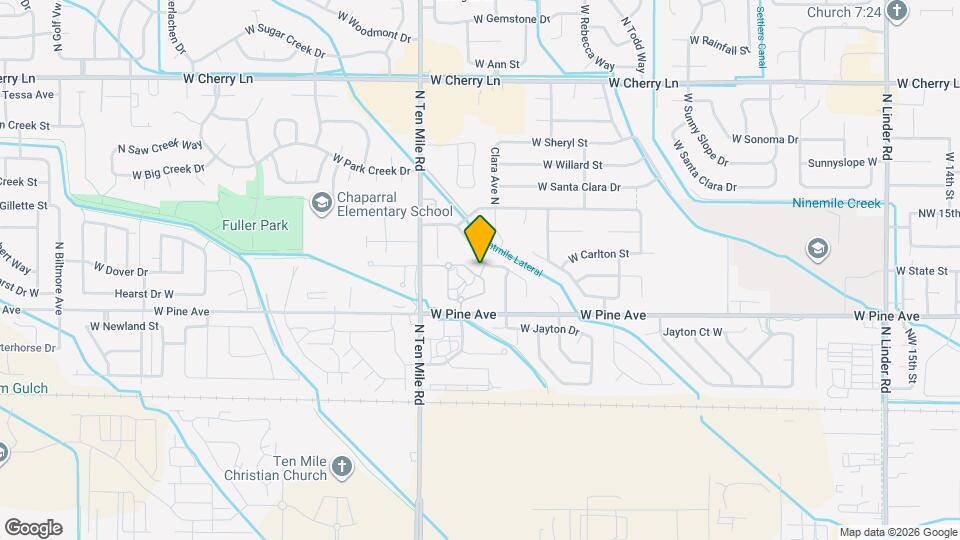 2992 W Acarrera Ln Map and Location Details