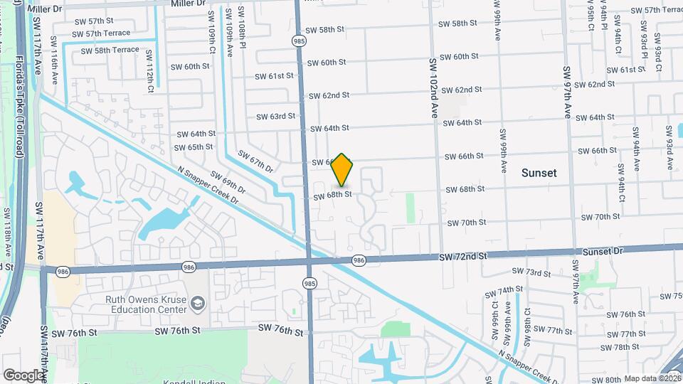 6790 SW 105th Ave Map and Location Details
