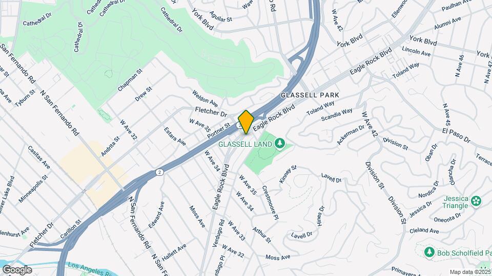3636 Eagle Rock Blvd Map and Location Details