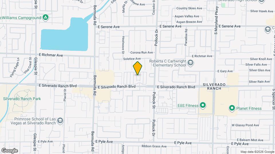 9648 Silver City Dr Map and Location Details