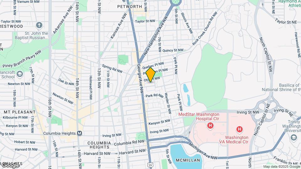 615 Newton Pl NW Mapa y Detalles de la Ubicación
