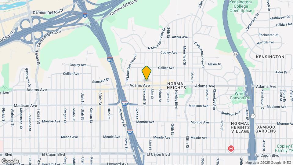 3250 Adams Ave Map and Location Details