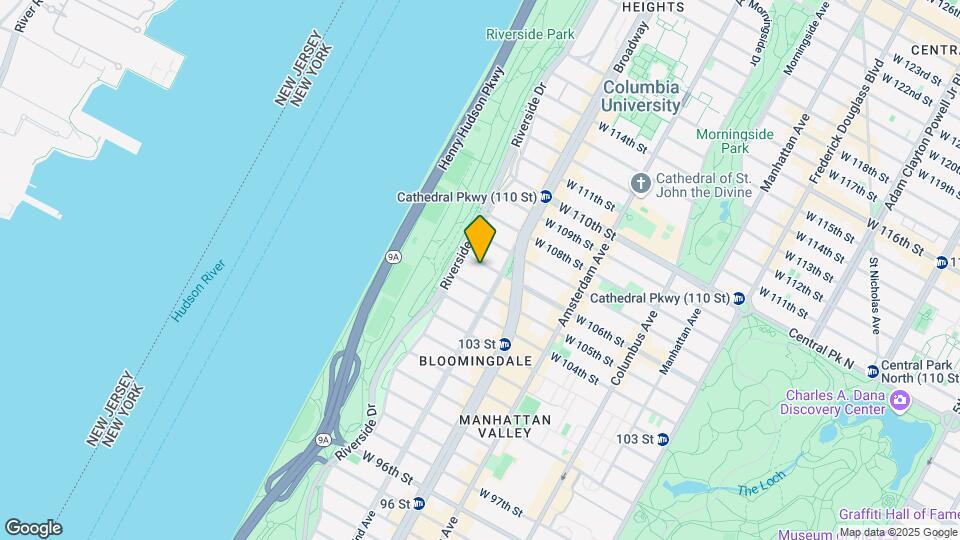 310 W 106th St Mapa y Detalles de la Ubicación