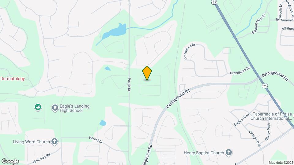 105 Peach Pointe Dr Map and Location Details