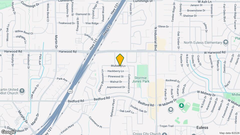 3812 Mulberry Ln Map and Location Details