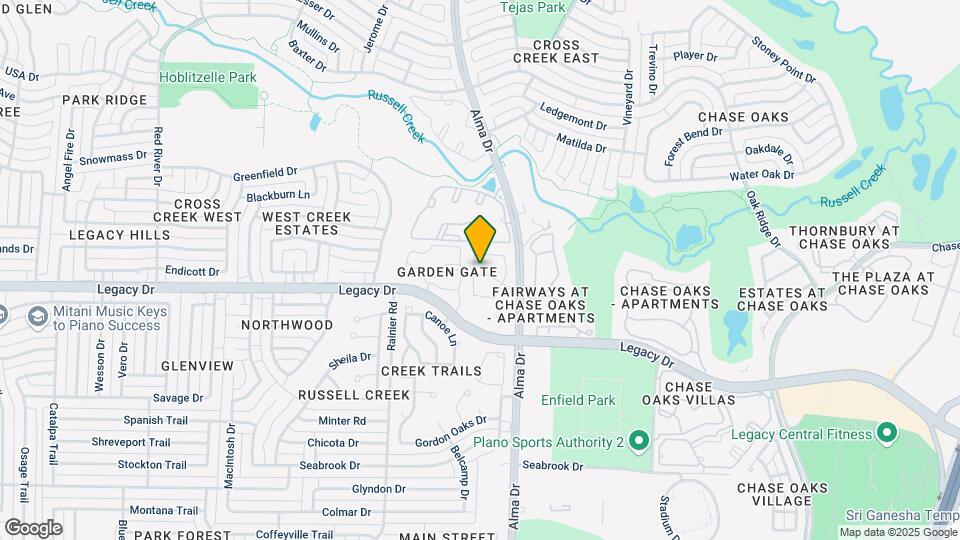937 Cypress Creek Dr Map and Location Details