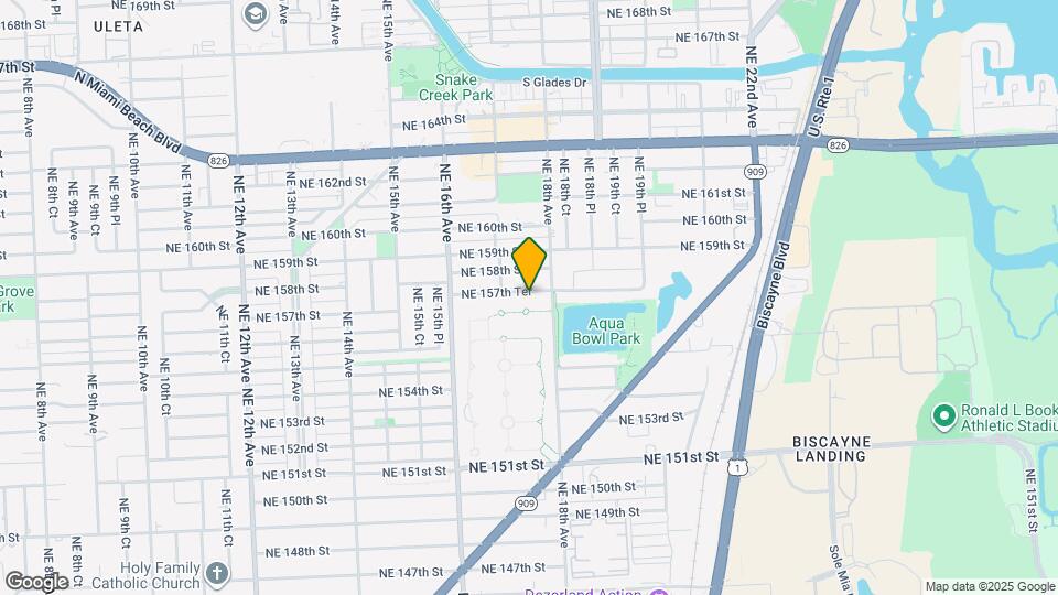 1760 NE 157th Ter Map and Location Details