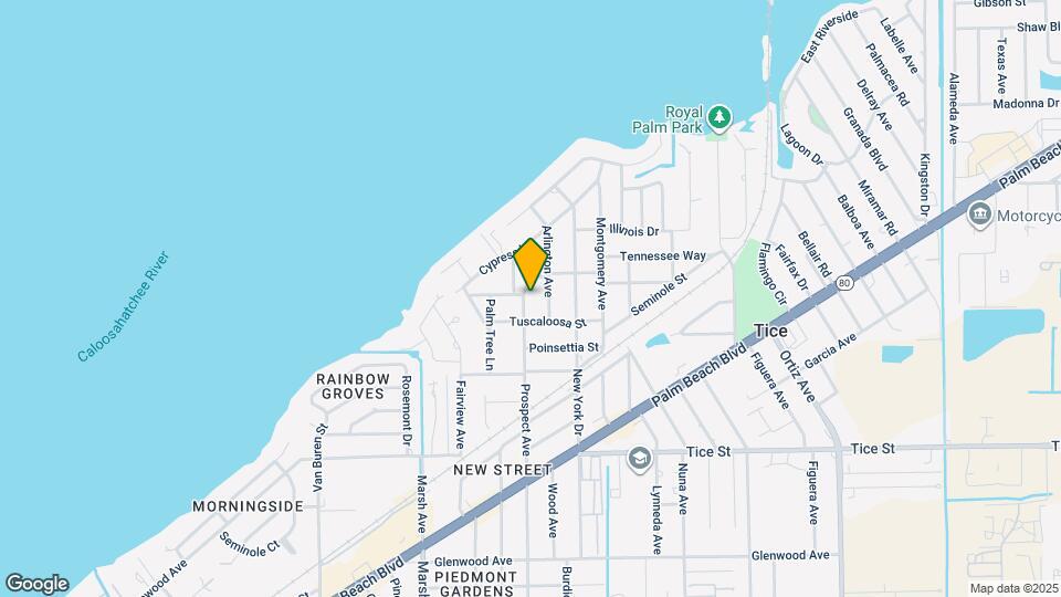 115 Prospect Ave Map and Location Details