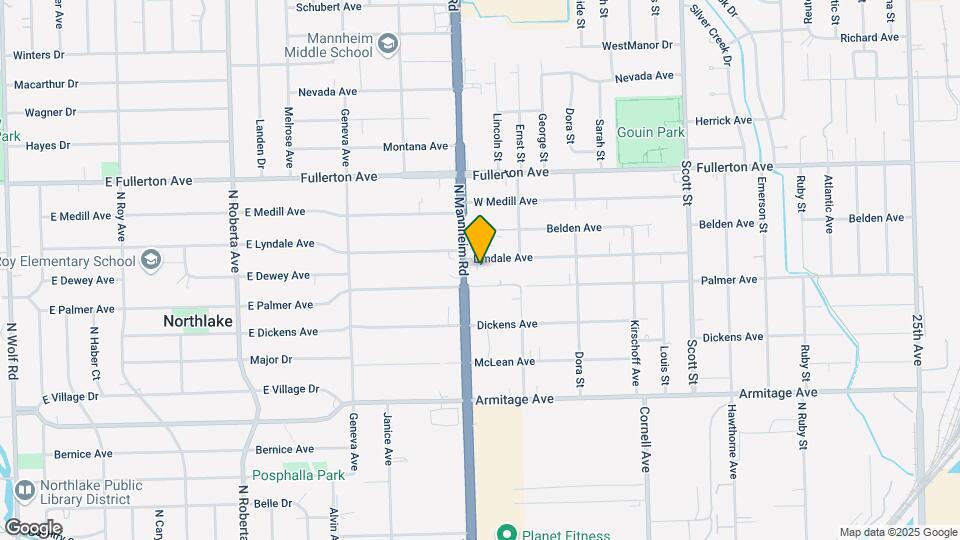 10355 W Lyndale Ave Map and Location Details