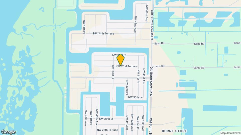 4230 NW 32nd Terrace Map and Location Details