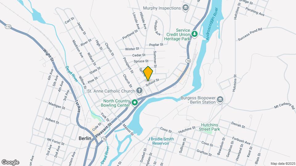 351 School St Map and Location Details