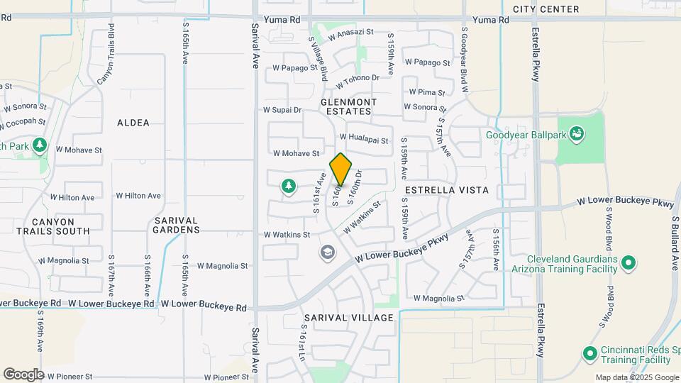 2111 S 160th Ln Map and Location Details