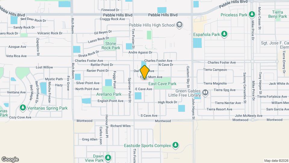 14317 Woods Point Ave Map and Location Details