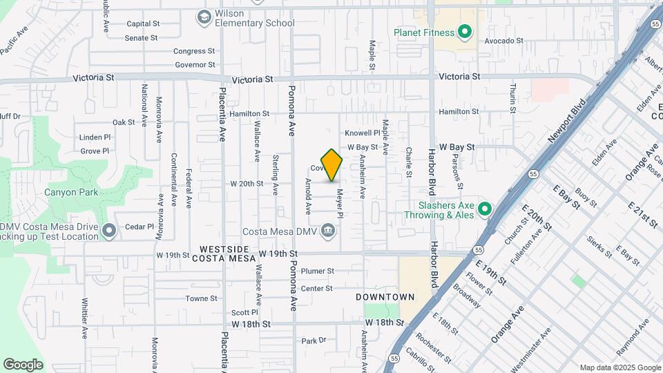 645 Seal St Map and Location Details