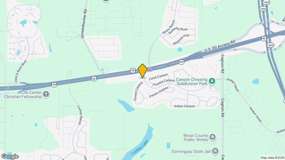 5607 Forest Canyon Map and Location Details