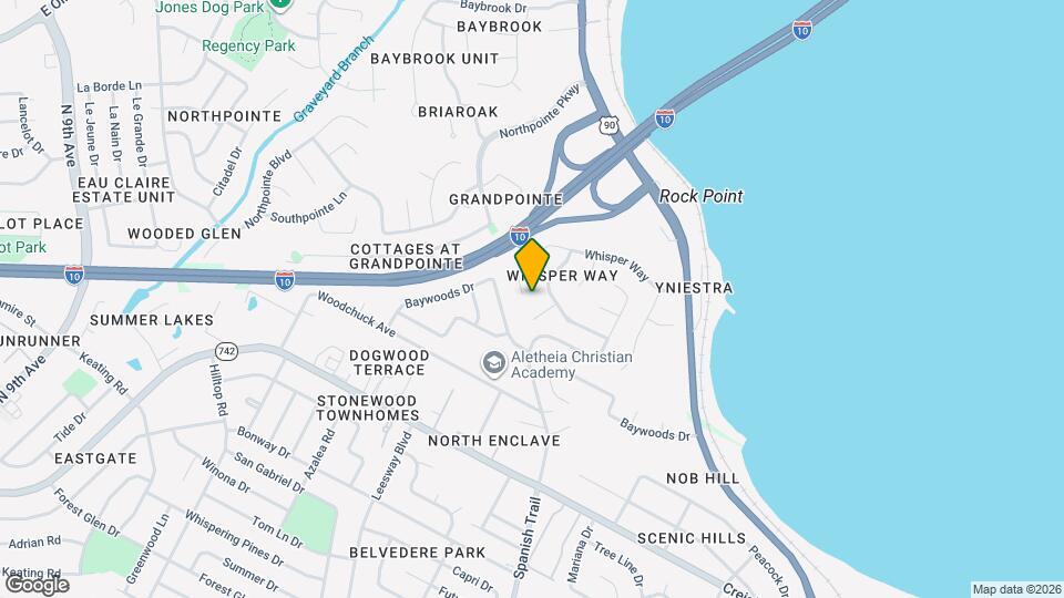 4502 Whisper Way Map and Location Details