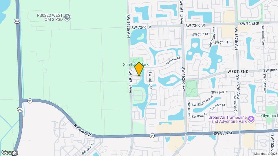 7988 SW 165th Ct Map and Location Details