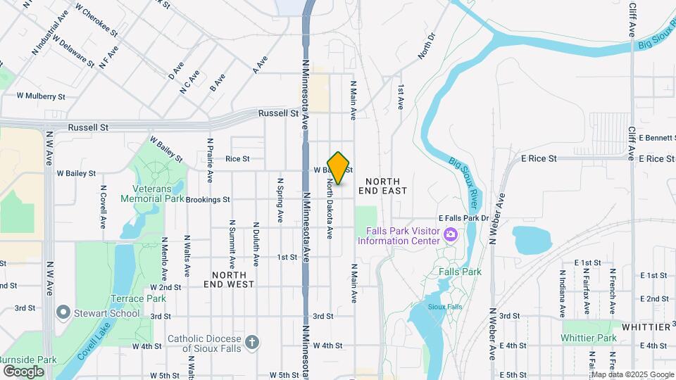 1108 N Dakota Ave Mapa y Detalles de la Ubicación