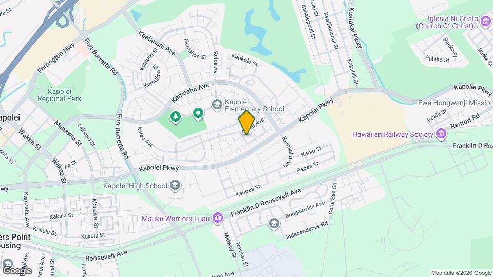 91-1022-1022 Halana St Map and Location Details