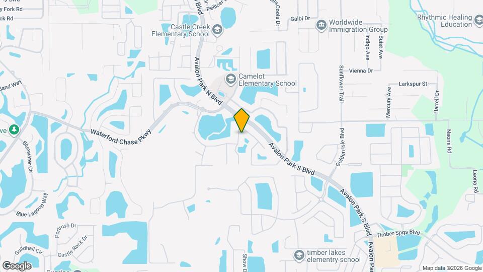 831 Horseshoe Falls Dr Map and Location Details