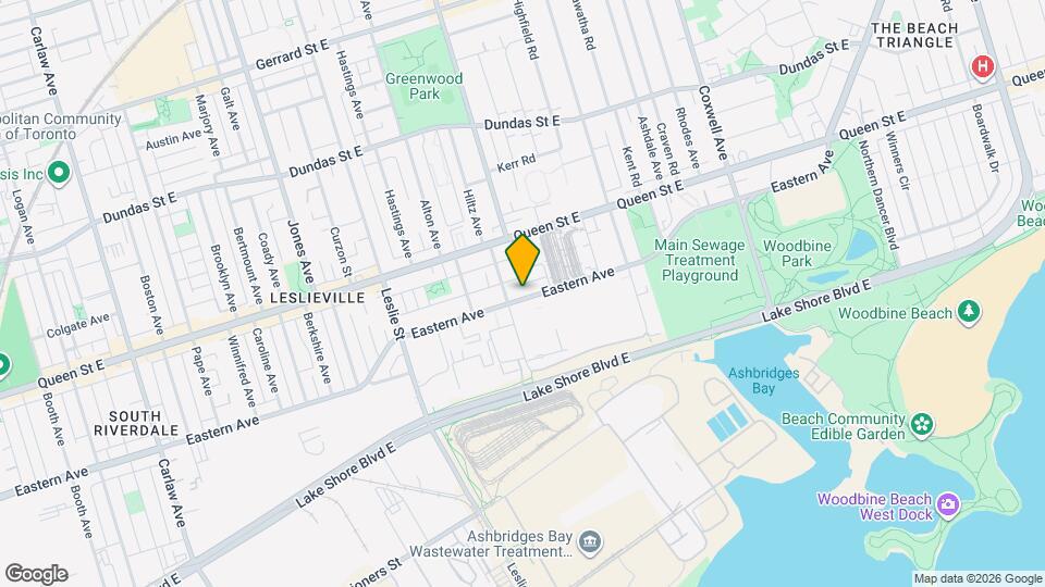 908 Eastern Ave Map and Location Details