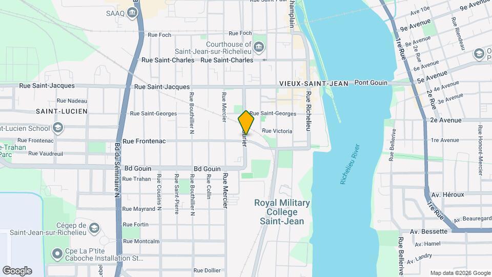 55 Frontenac Rue Map and Location Details