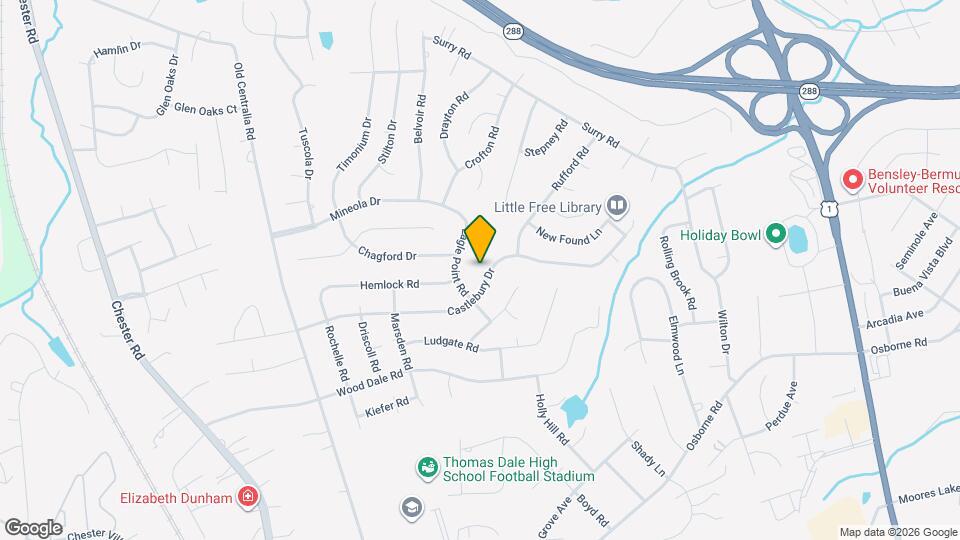 3434 Castlebury Dr Map and Location Details