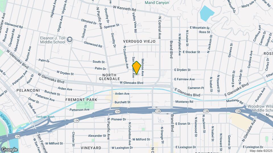 1020 San Rafael Ave Map and Location Details
