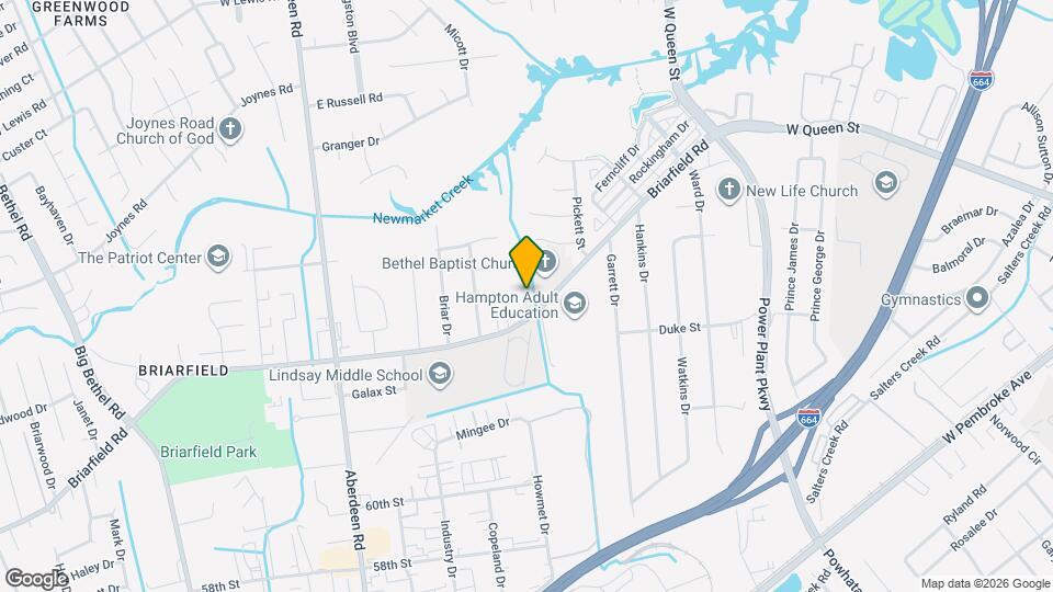 1643 Briarfield Rd Map and Location Details