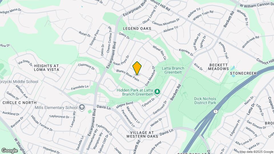 5910 Blanco River Pass Map and Location Details