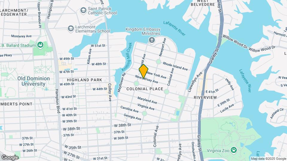 633 New Jersey Ave Mapa y Detalles de la Ubicación