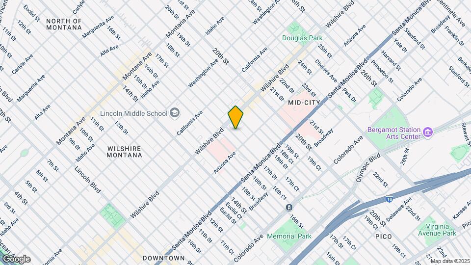 1227 17th St Map and Location Details