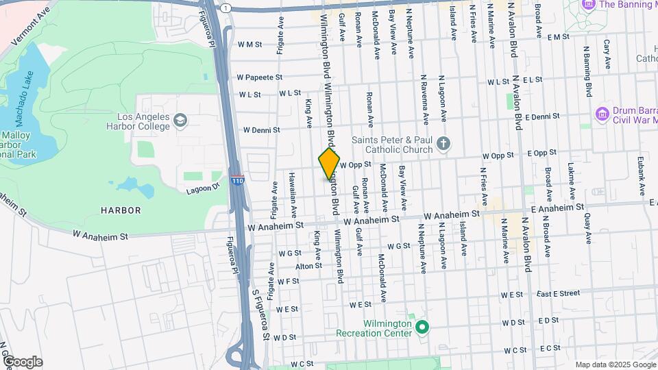 915 N. Wilmington Blvd. Map and Location Details