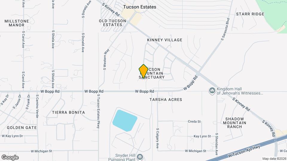 3698 S Desert Motif Rd Map and Location Details