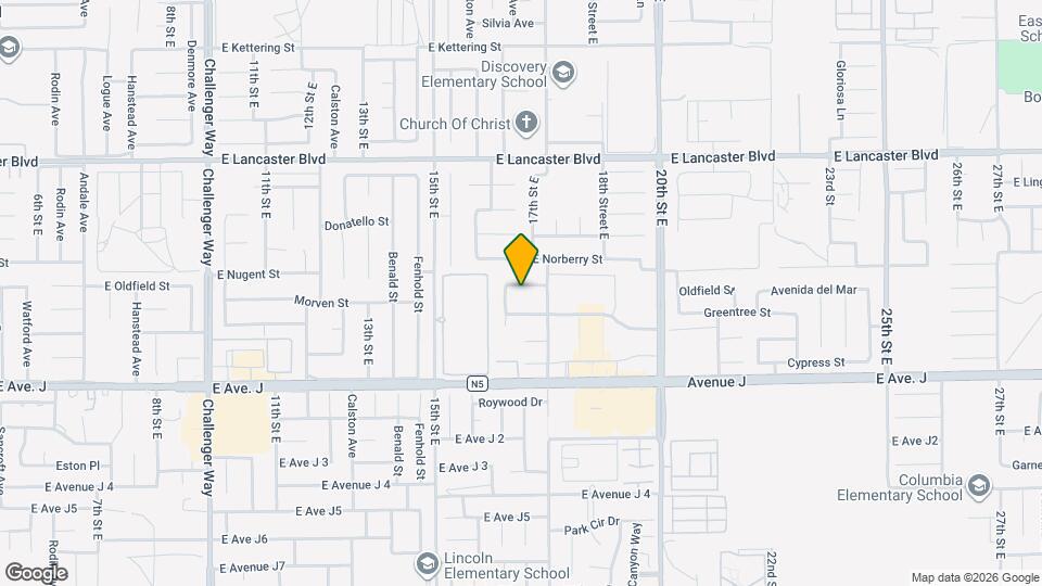 1628 Cactus Dr Map and Location Details