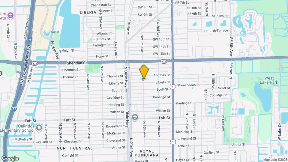 1961 Liberty St Map and Location Details